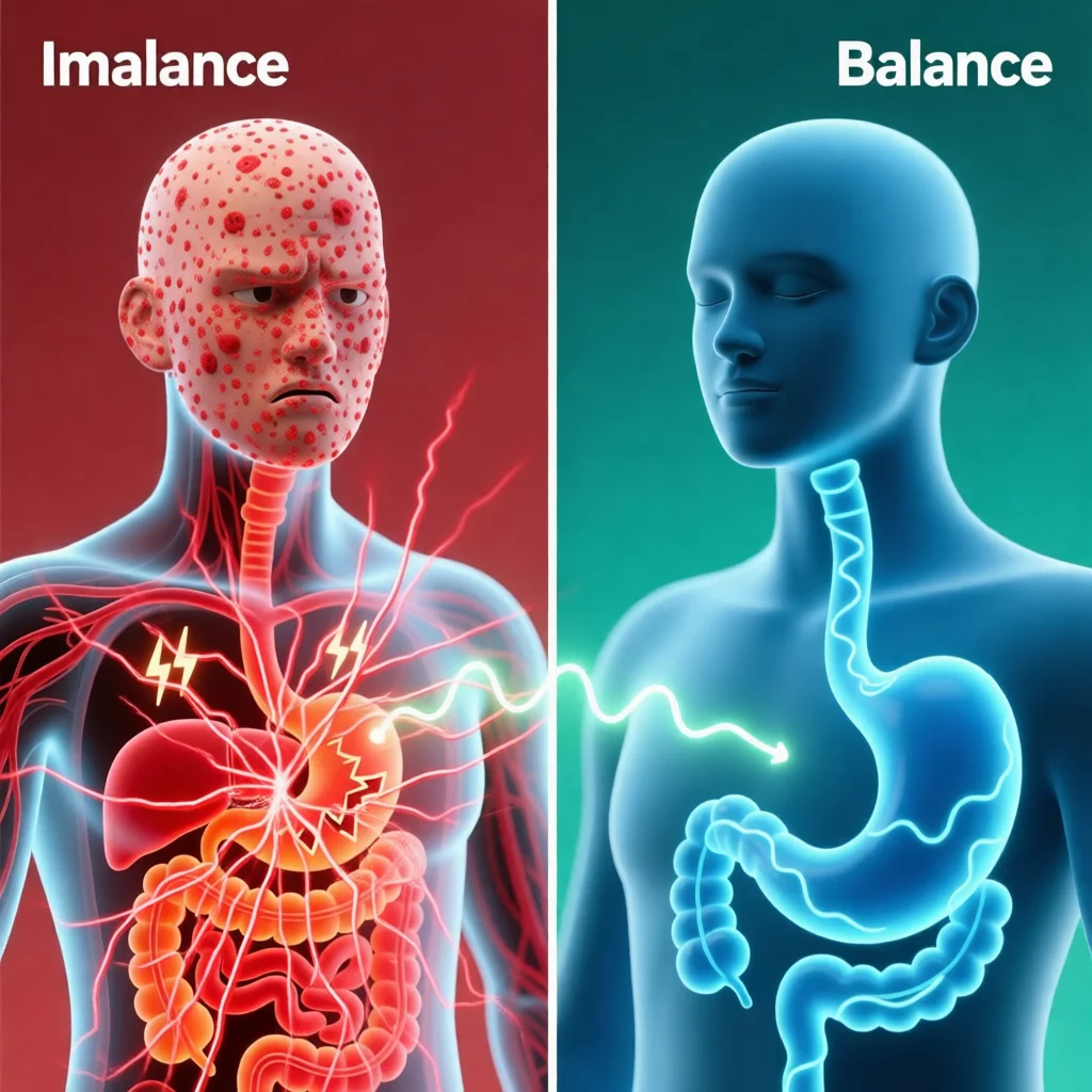 Gut Health Affects Skin Appearance