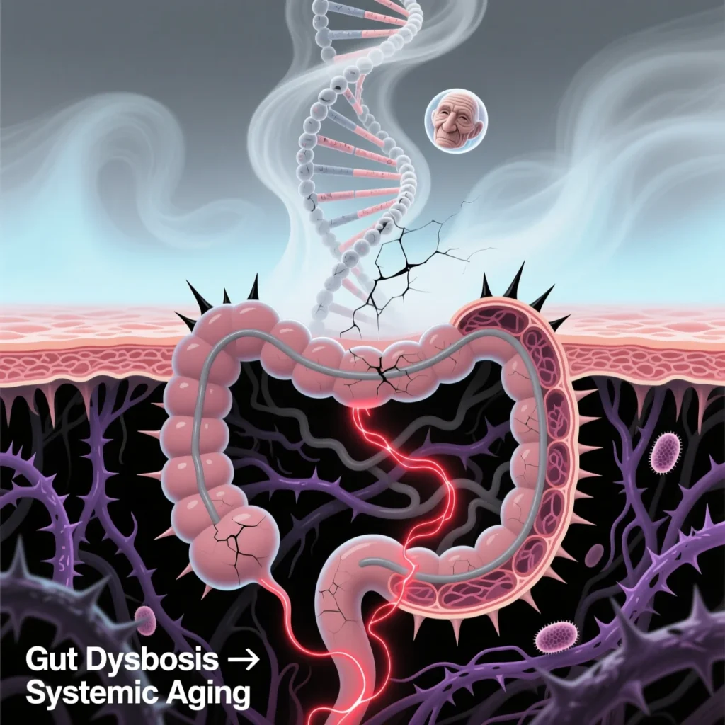 Poor Gut Health and Faster Aging